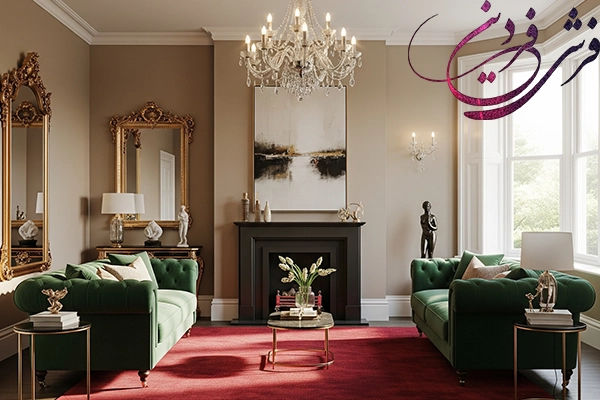 بهترین رنگ فرش برای پذیرایی